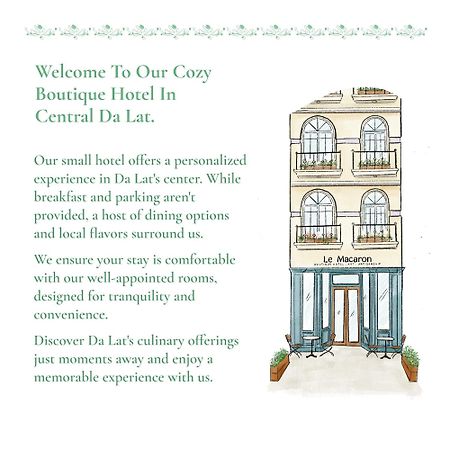 Le Macaron City Center - Boutique Hotel Da Lat Exterior photo